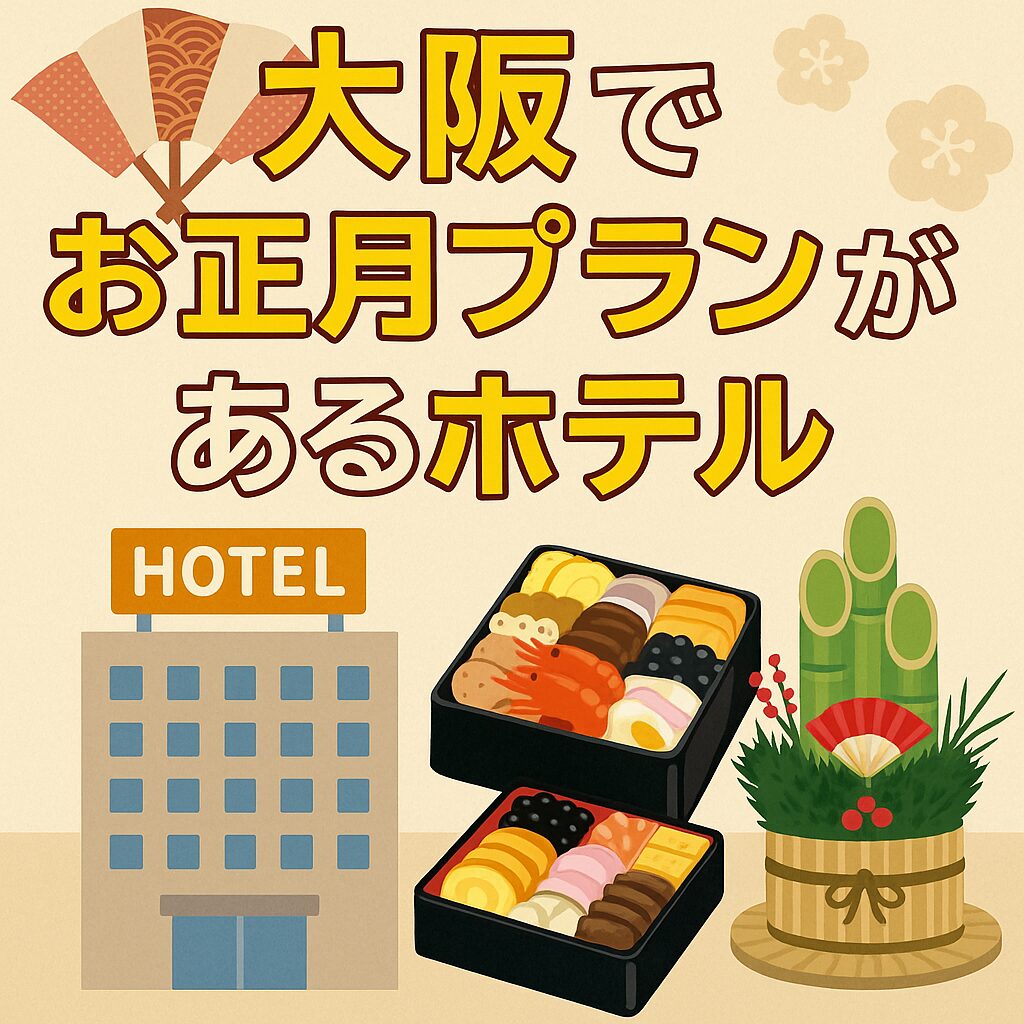 大阪でお正月プランがあるホテル3選！